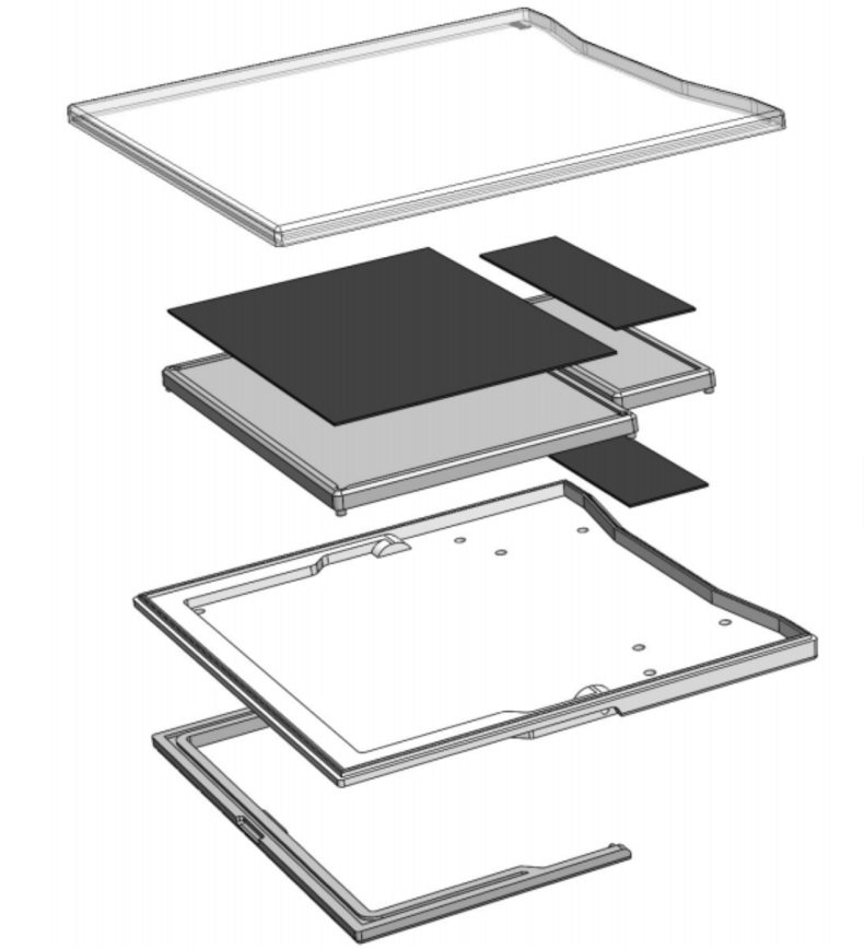 Diagram of protective ASTG slabs for trading cards